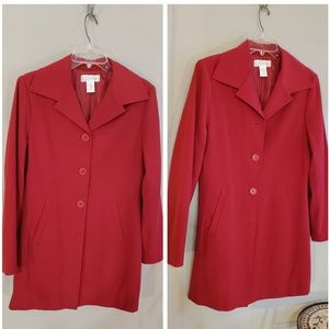 Red Coat/Jacket by Dress Barn
